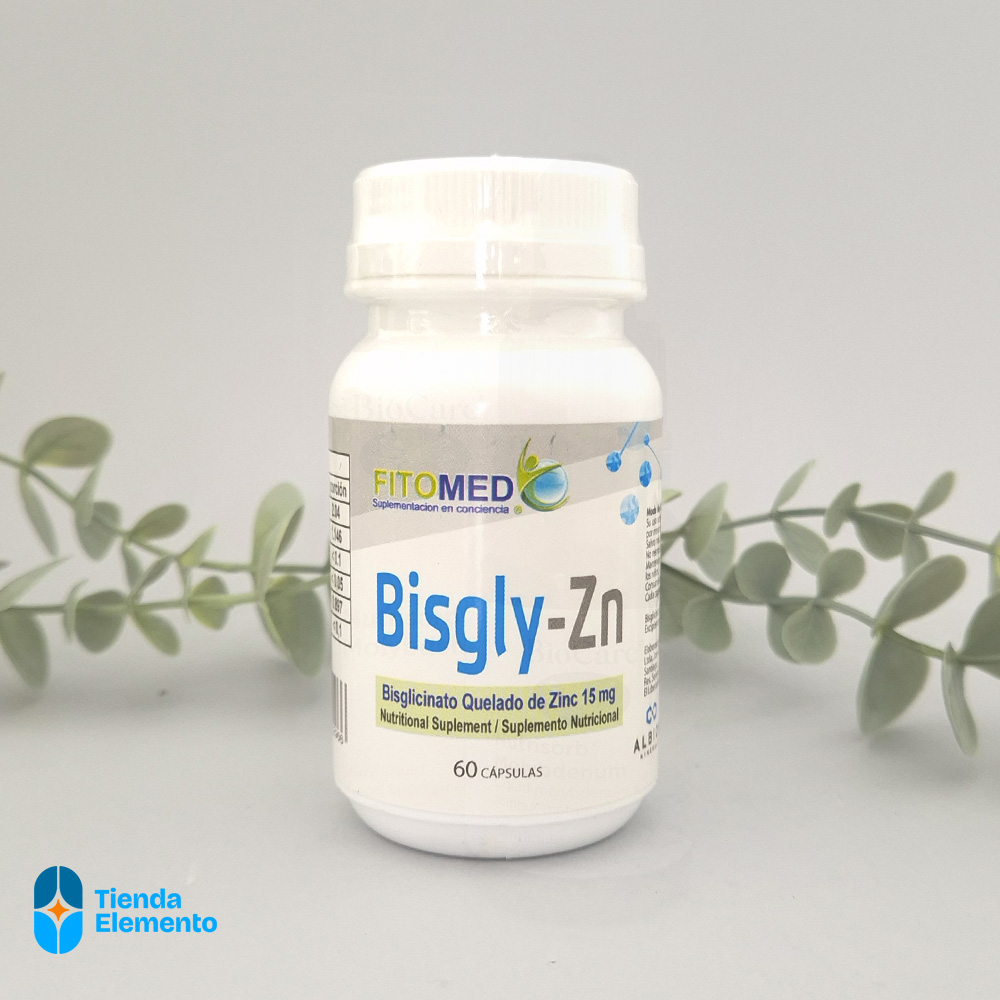 Bisglicinato de Zinc, 15 mg (Bisgly-Zn) (Fitomed)